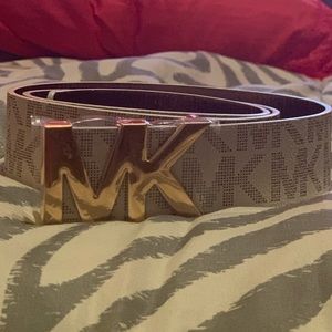 Michael Kors Belt Big Belt Buckle